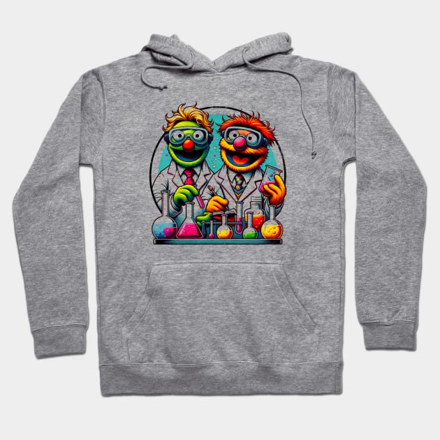 Muppet Science Shenanigans: Funny Muppets T-shirt Hoodie by Klimek Prints